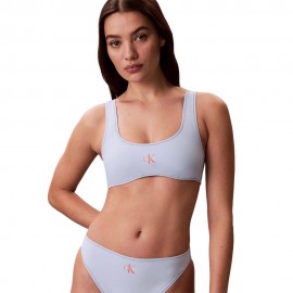 Bralette logo azzurro