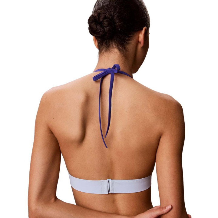 Calvin Klein Bikini Triangolo Azzurro Donna