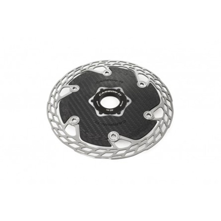 Carbon-Ti Freni a Disco Bici Da Corsa X-Rotor Steel Carb Aero Center Lock 160mm