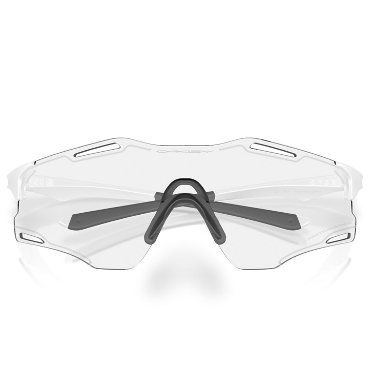 Oakley Occhiali Cybr Zero Matte Bianco Clear Photoc