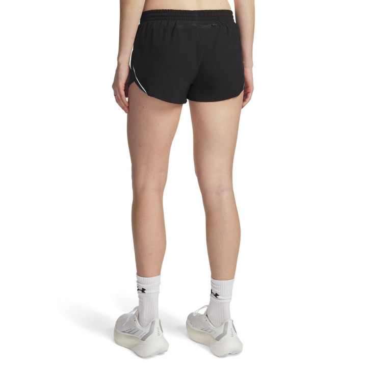 Under Armour Pantaloncini Running Velociti Pro 3" Ultimate Nero Reflective Donna