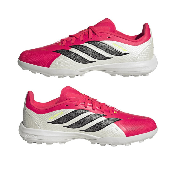 Adidas Predator Pro Ft Tf Rosso Nero Bianco - Scarpe Da Calcio Uomo