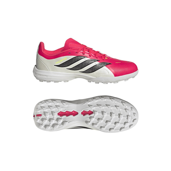 Adidas Predator Pro Ft Tf Rosso Nero Bianco - Scarpe Da Calcio Uomo
