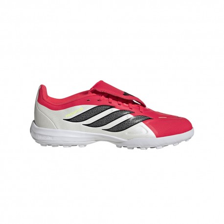 Adidas Predator Pro Ft Tf Rosso Nero Bianco - Scarpe Da Calcio Uomo