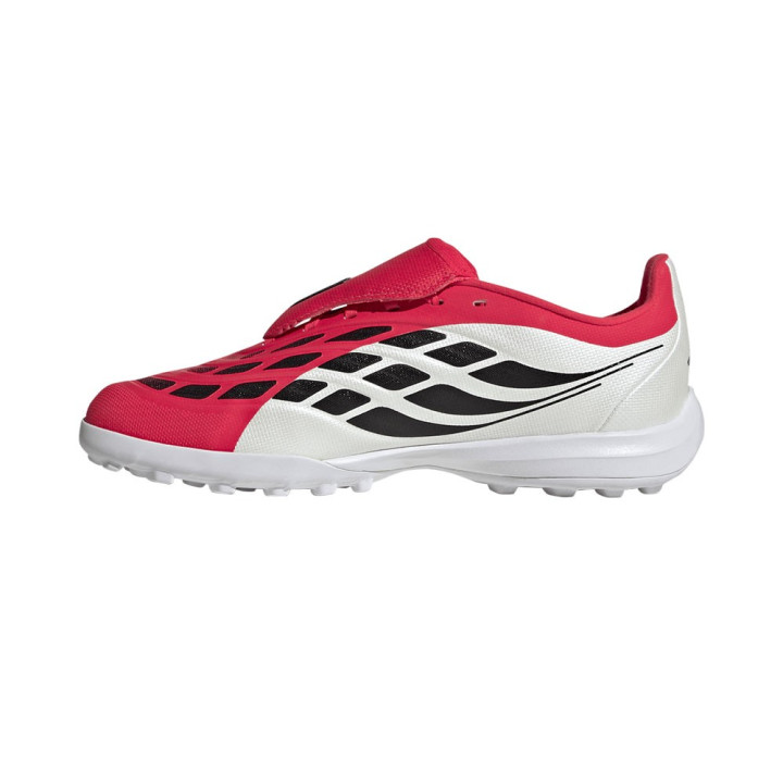 Adidas Predator Pro Ft Tf Rosso Nero Bianco - Scarpe Da Calcio Uomo