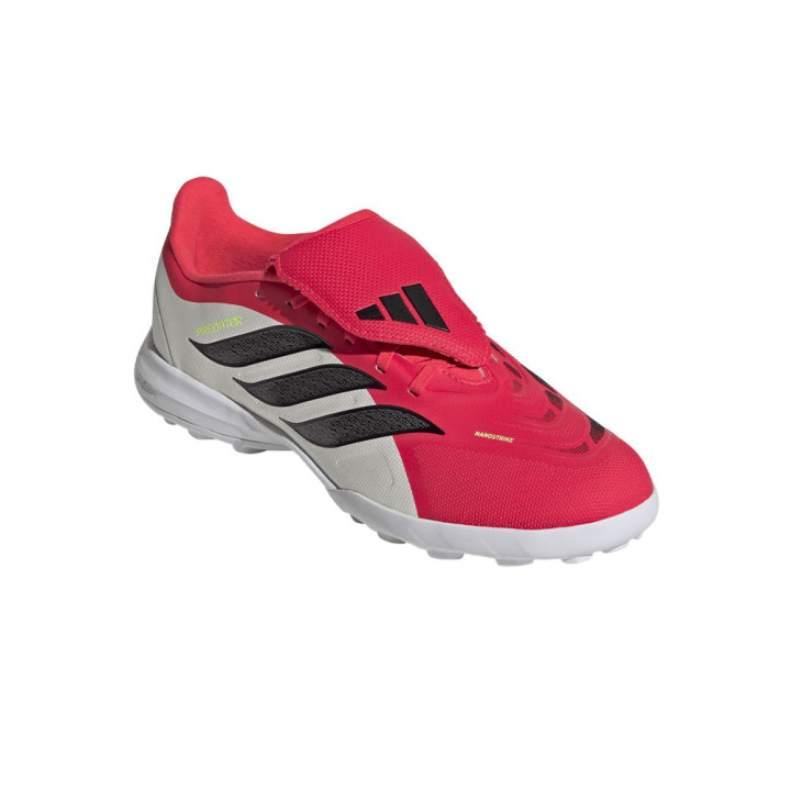 Adidas Predator Pro Ft Tf Rosso Nero Bianco - Scarpe Da Calcio Uomo