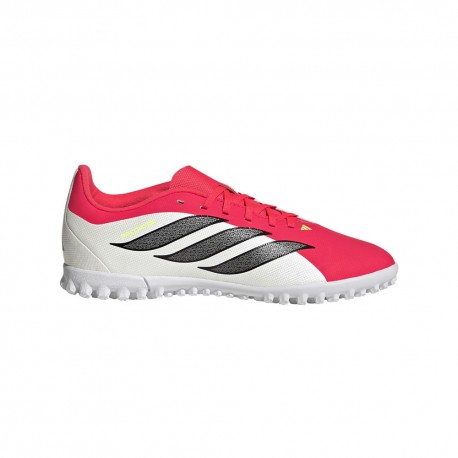Adidas Predator Pro Ft Tf Rosso Nero Bianco - Scarpe Da Calcio Uomo