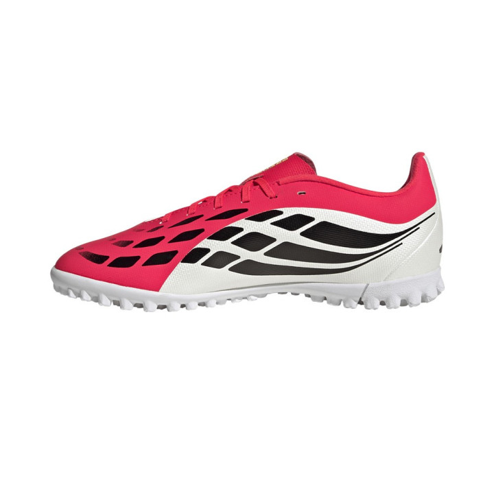 Adidas Predator Pro Ft Tf Rosso Nero Bianco - Scarpe Da Calcio Uomo