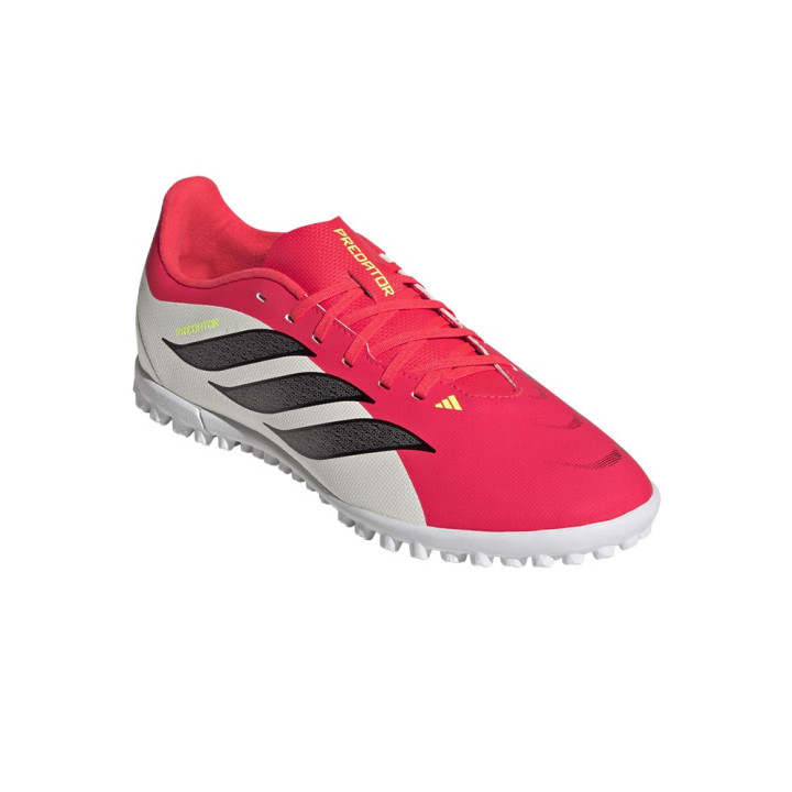 Adidas Predator Pro Ft Tf Rosso Nero Bianco - Scarpe Da Calcio Uomo