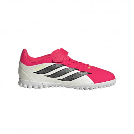 Adidas Predator Pro Ft Tf Rosso Nero Bianco - Scarpe Da Calcio Uomo