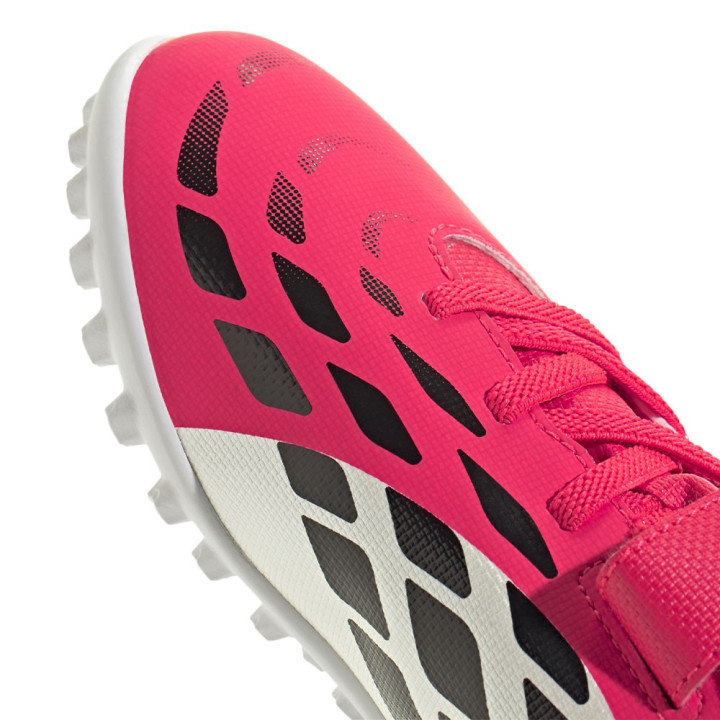 Adidas Predator Pro Ft Tf Rosso Nero Bianco - Scarpe Da Calcio Uomo