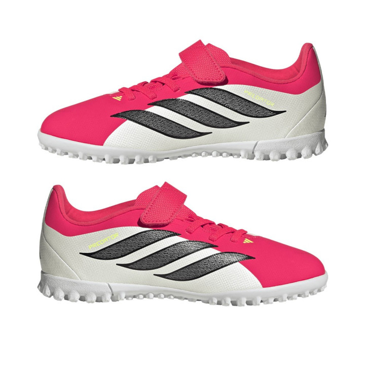 Adidas Predator Pro Ft Tf Rosso Nero Bianco - Scarpe Da Calcio Uomo