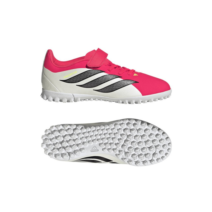 Adidas Predator Pro Ft Tf Rosso Nero Bianco - Scarpe Da Calcio Uomo