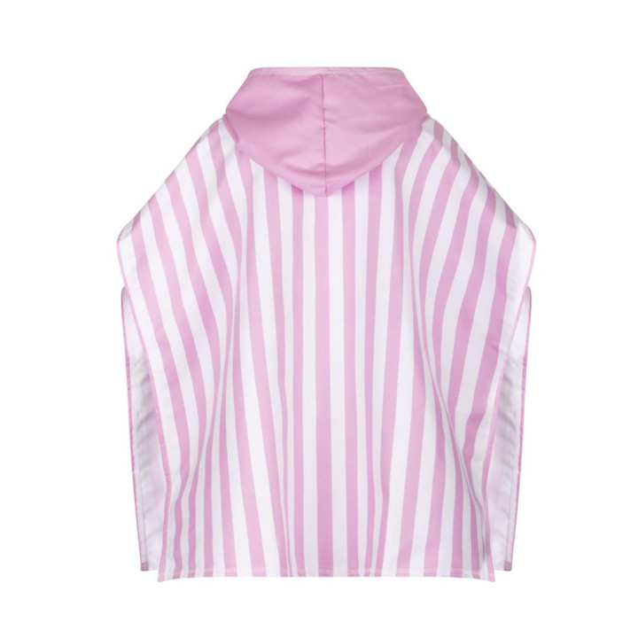 Hot Stuff Poncho Neonato Marga Rosa Bianco Bambina