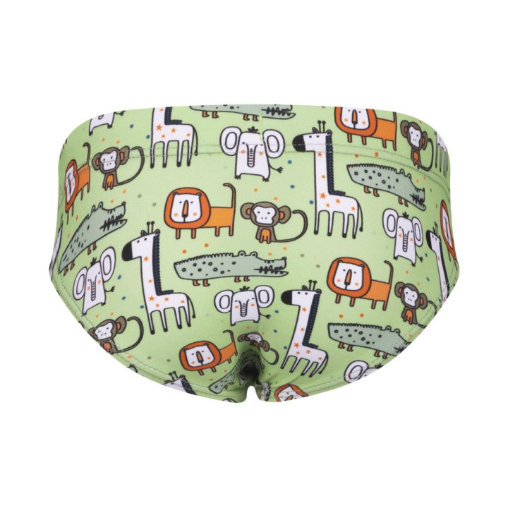 Hot Stuff Costume Intero Piscina Slip Neonato Wild Verde Arancio Bambino
