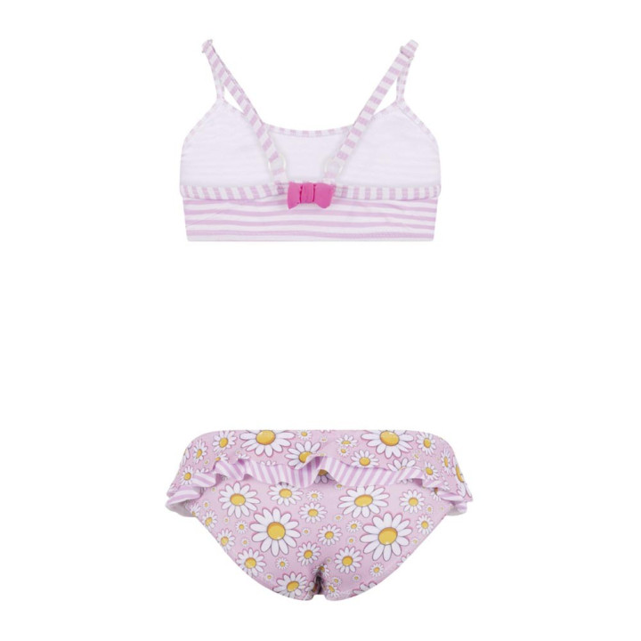 Hot Stuff Costume Intero Piscina Due Pezzi Piscina Neonato Marga Rosa Bianco Bambina