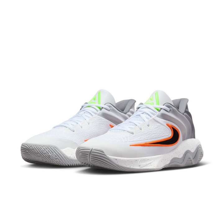 Nike Giannis Immortality 4 Bianco Nero Volt - Scarpe Basket Uomo