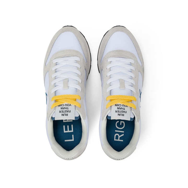 Sun 68 Tom Solid Nylon Bianco Avio - Sneakers Uomo