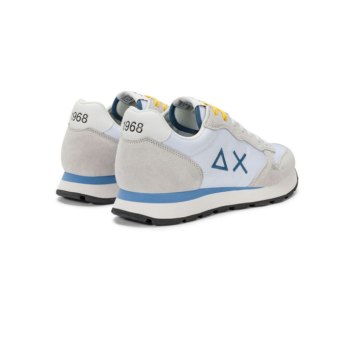 Sun 68 Tom Solid Nylon Bianco Avio - Sneakers Uomo