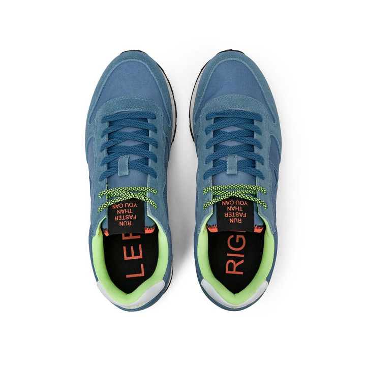 Sun 68 Tom Fluo Nylon Avio - Sneakers Uomo