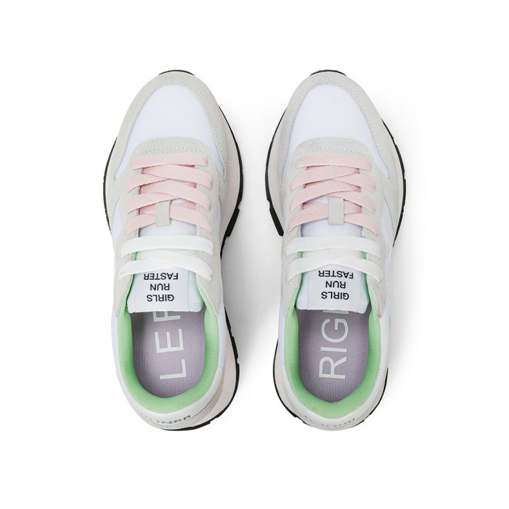 Sun 68 Ally Solid Nylon Bianco - Sneakers Donna