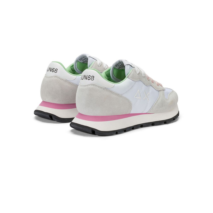 Sun 68 Ally Solid Nylon Bianco - Sneakers Donna