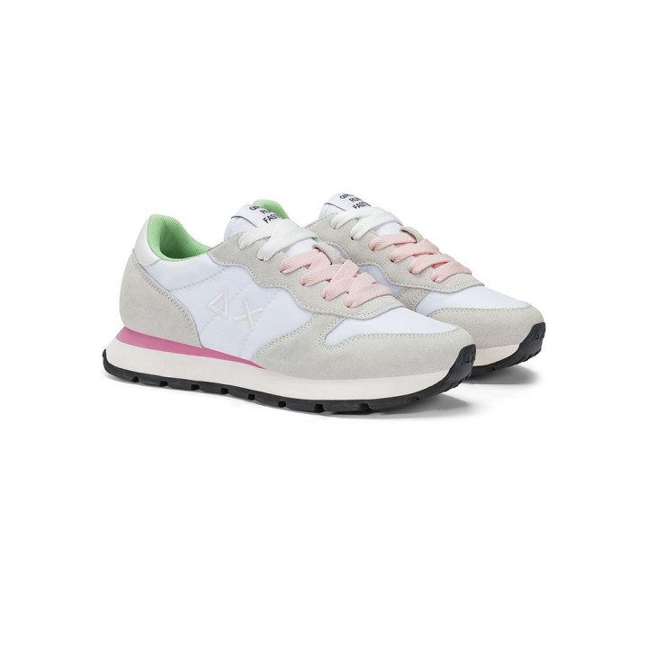 Sun 68 Ally Solid Nylon Bianco - Sneakers Donna