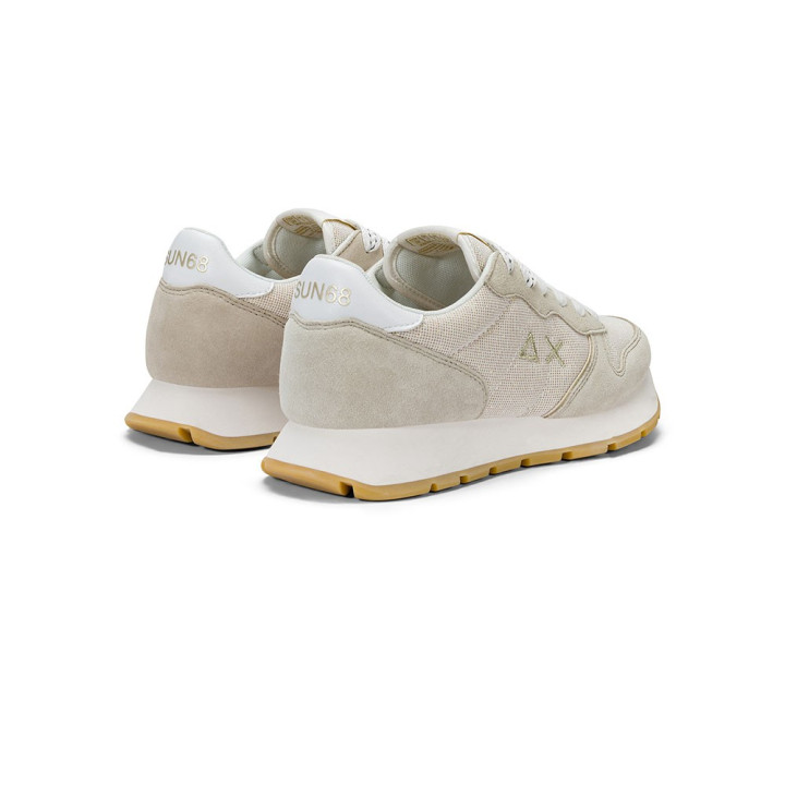 Sun 68 Ally Glitter Nylon Oro - Sneakers Donna