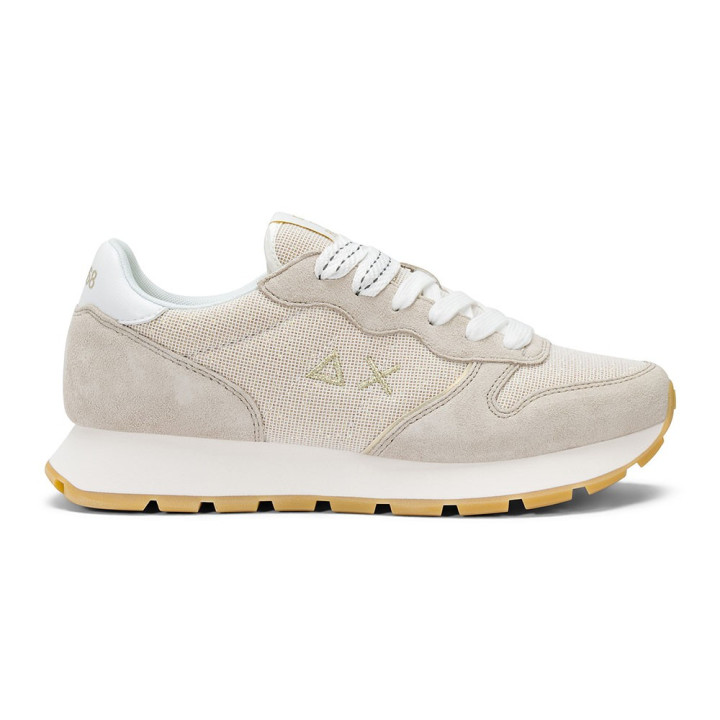Sun 68 Ally Glitter Nylon Oro - Sneakers Donna