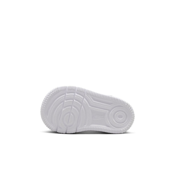 Nike Force 1 Low Ess+ Easyon Td Bianco Grigio - Sneakers Bambino