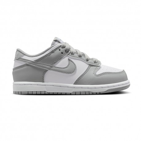 Nike Force 1 Low Ess+ Easyon Td Bianco Grigio - Sneakers Bambino