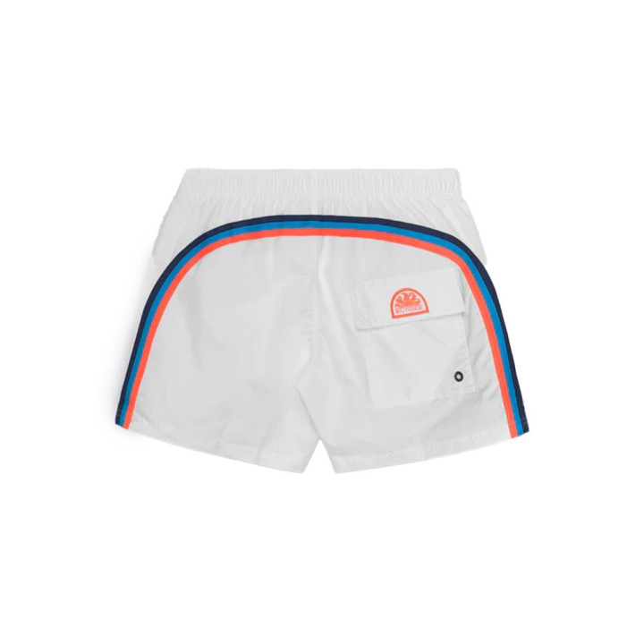 Sundek Costume Boxer Arcobaleno Tafta Bianco Uomo