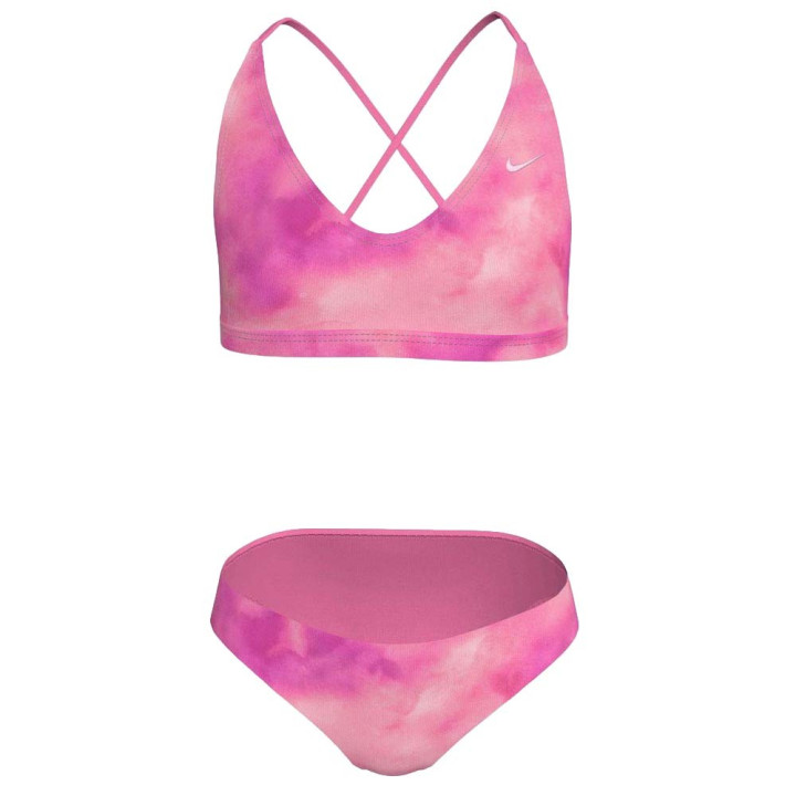 Nike Bikini Tie Die Rosa Bambina