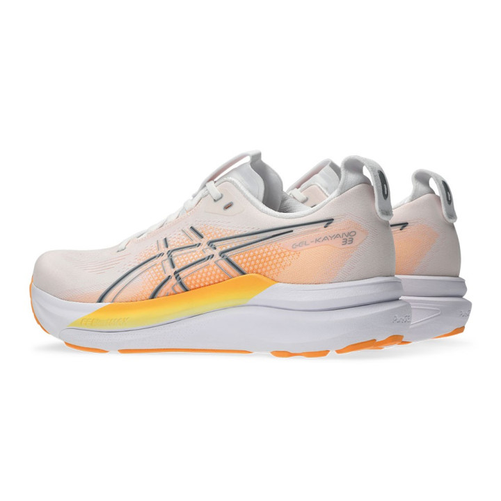 Asics Gel Kayano 33 Bianco Energy Aqua - Scarpe Running Uomo