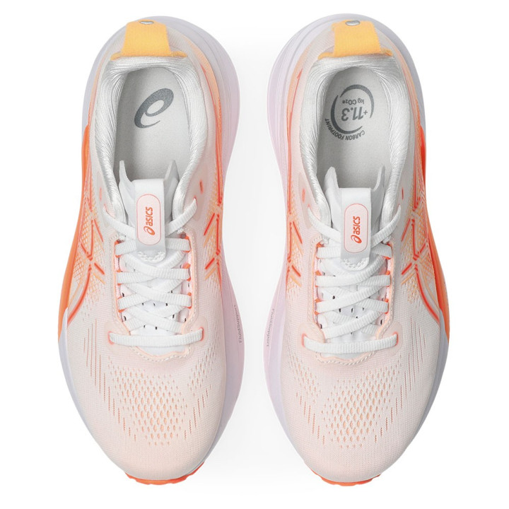 Asics Gel Kayano 33 Bianco Hazy Lilac - Scarpe running Donna