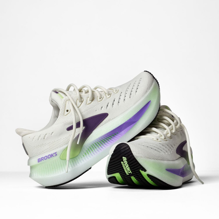 Brooks Adrenaline GTS 23 Nero Pearl Viola - Scarpe Running Uomo