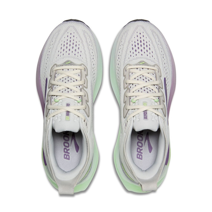 Brooks Adrenaline GTS 23 Nero Pearl Viola - Scarpe Running Uomo