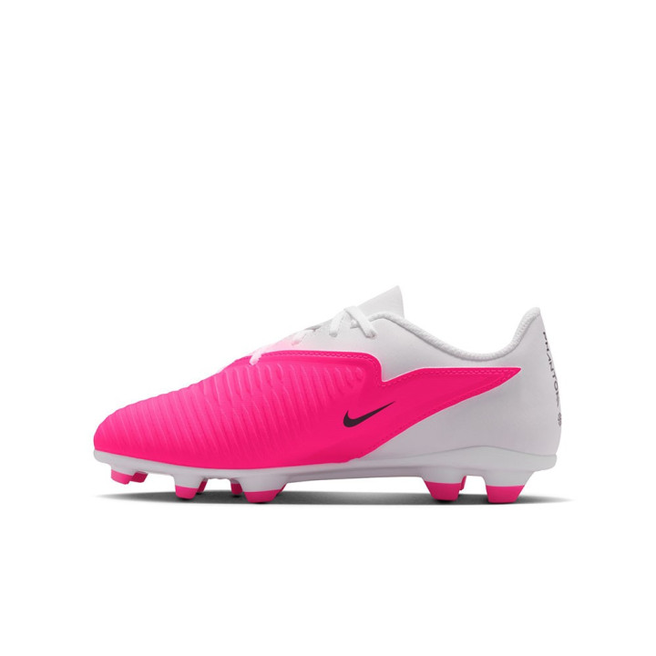 Nike Phantom 6 Low Club Fg Mg T Rosa Bianco - Scarpe Da Calcio Bambino