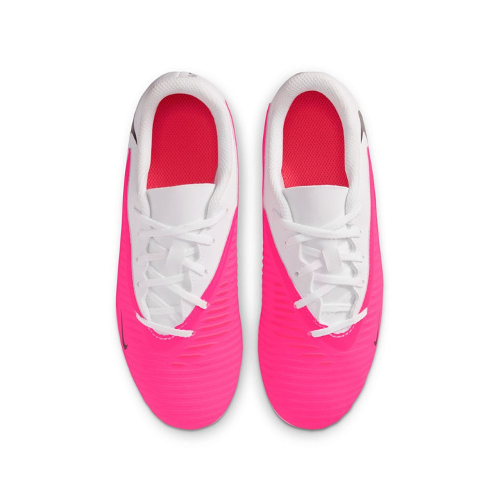 Nike Phantom 6 Low Club Fg Mg T Rosa Bianco - Scarpe Da Calcio Bambino