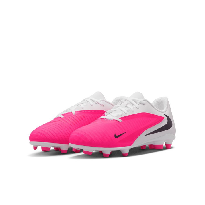 Nike Phantom 6 Low Club Fg Mg T Rosa Bianco - Scarpe Da Calcio Bambino