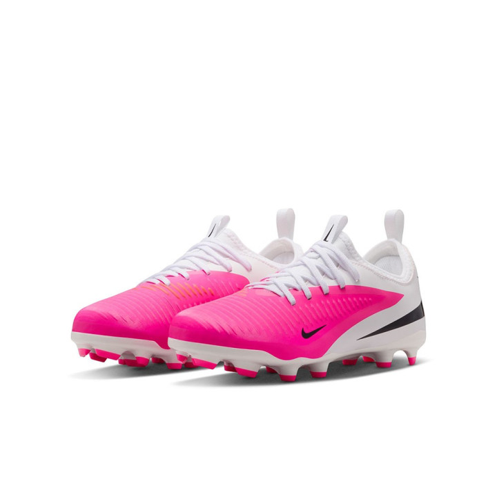 Nike Phantom 6 Low Academy Fg Mg Rosa Nero - Scarpe Da Calcio Bambino