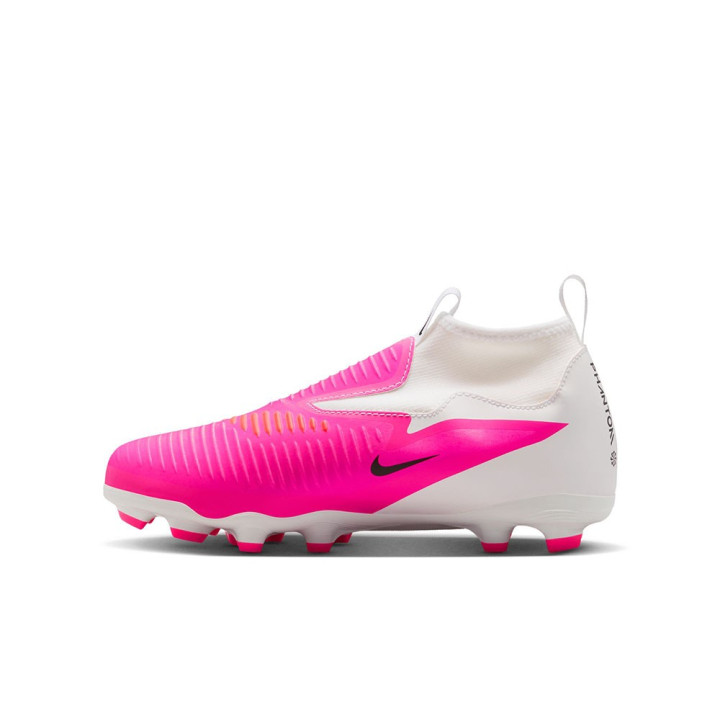 Nike Phantom 6 High Academy Fg Mg Rosa Bianco - Scarpe Da Calcio Bambino