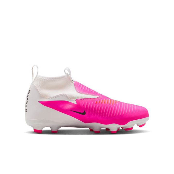 Nike Phantom 6 High Academy Fg Mg Rosa Bianco - Scarpe Da Calcio Bambino