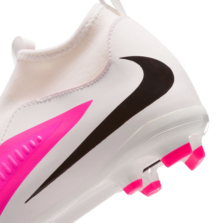 Nike Phantom 6 High Academy Fg Mg Rosa Bianco - Scarpe Da Calcio Bambino