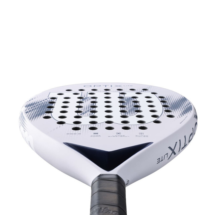Wilson Optix V2 Bianco Lilac - Racchetta Padel