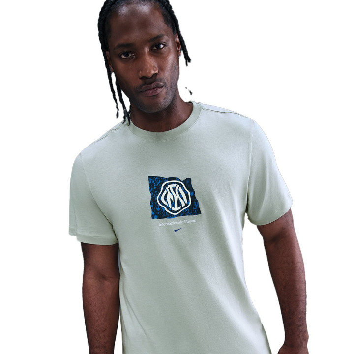 Nike Maglia Maniche Corte Inter Banner Express Grigio Uomo