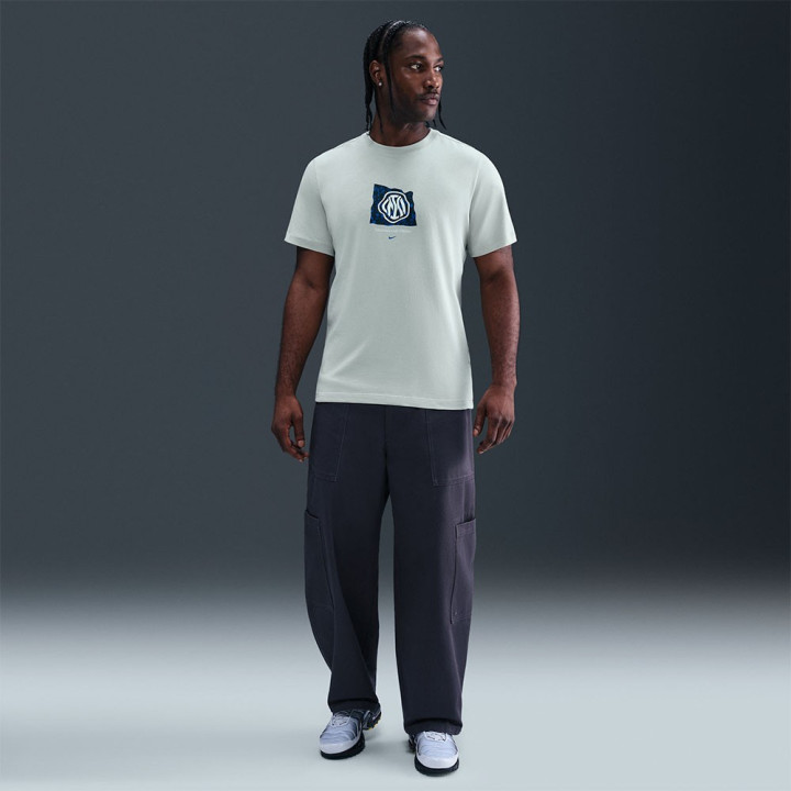 Nike Maglia Maniche Corte Inter Banner Express Grigio Uomo