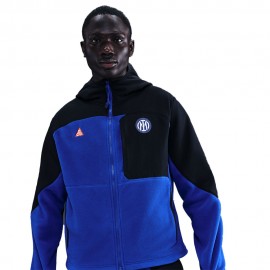 ACG Felpa Calcio Pile Inter blu arancio