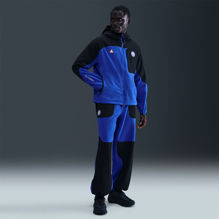 Nike ACG Felpa Calcio Pile Inter Blu Arancio Uomo