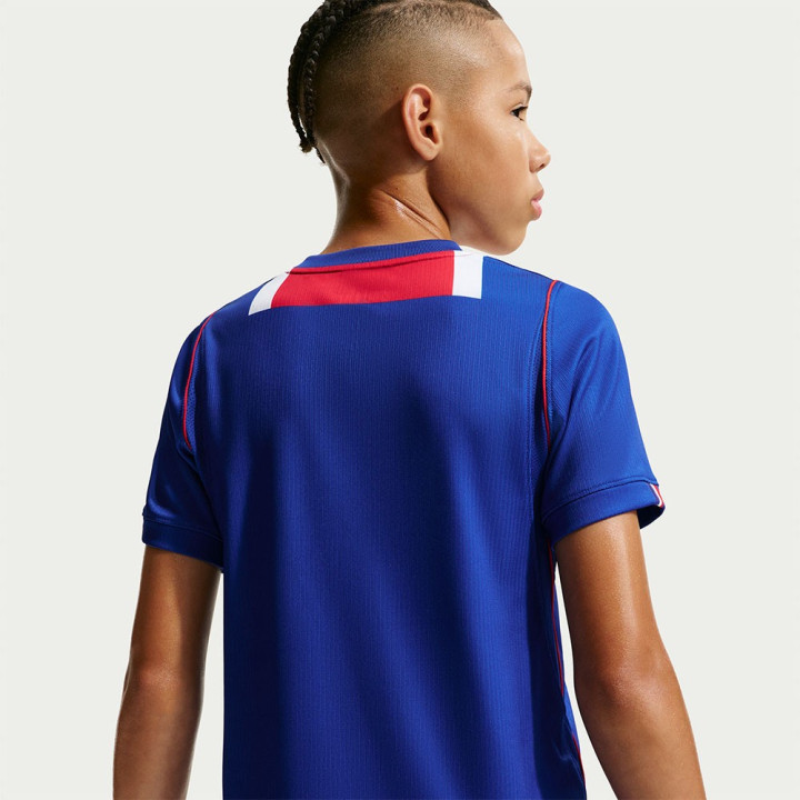 Nike Maglia Maniche Corte Psg Home 26 27 Blu Bianco Rosso Bambino